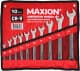 Набор ключей рожково-накидных Maxion MXTL-FC10 8-24 мм 10 шт