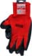 Перчатки рабочие Maxion полиэстеровые с нитриловым покрытием красные