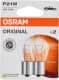 Автолампа Osram Original P21W BA15s 21 W прозора 7506-2BL