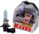 Автолампа KOITO WhiteBeam ver. III HB3 P20d 65 W прозрачно-голубая p0756w
