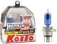 Автолампа KOITO WhiteBeam ver. III H4 P43t-38 60 W синя p0744w