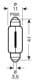 Автолампа Osram C10W SV8,5-8 10 W прозрачная 6429