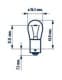 Автолампа Narva P18W BA15s 18 W прозора 17511
