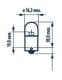 Автолампа Narva Standard RY10W BAU15s 10 W помаранчева 17317