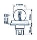 Автолампа Narva Standard R2 P45t 45 W прозрачная 49211