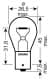 Автолампа Osram Ultra Life P21W BA15s 21 W прозрачная 7506ULT