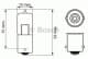 Автолампа Bosch H5W BA9s 5 W прозрачная 1987302231