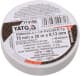Изолента Yato YT-81596 белый ПВХ 15 мм x 20 м