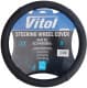 Чохол на кермо Vitol VLOD-A2699 M еко-шкіра з перфорацією колір чорний