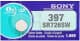 Батарейка Sony sr726sw397 1,55 V 1 шт