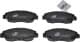 2324.12 Roadhouse Тормозные колодки для Honda Civic