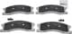 PA-090AF Japanparts Гальмівні колодки для Jeep Grand Cherokee