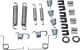 1 987 475 030 Bosch Монтажний комплект барабанних гальмівних колодок
