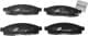 21434.02 Roadhouse Тормозные колодки для Nissan NV200