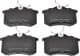 22-0100-2 Metelli Тормозные колодки