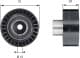 T42164 Gates Обвідний ролик ременя ГРМ