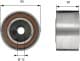 T38709 Gates Натяжний ролик поліклинового ременя