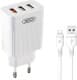 Сетевое зарядное устройство XO L72-TC-WH 30 Вт
