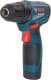 Шурупокрут акумуляторний Bosch GSR 120-Li Professional (2 акумулятори + ЗП + чохол)