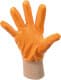 Рукавички робочі MasterTool хб з нітриловим покриттям помаранчеві, L 9" (830405M)