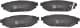 ADS74233 Blue Print Тормозные колодки