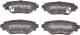 N3613027 Nipparts Тормозные колодки для Mazda 3