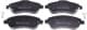 37650 A.B.S. Тормозные колодки для Honda CR-V