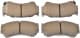 PA-191AF Japanparts Тормозные колодки для Nissan Almera