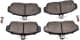 05P430 LPR Гальмівні колодки