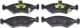 PKB-005 Parts-Mall Гальмівні колодки для Kia Sephia