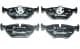 P 06 023 Brembo Гальмівні колодки для BMW 5 Series