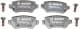 0 986 424 646 Bosch Тормозные колодки