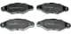 05P662 LPR Гальмівні колодки для Renault Kangoo