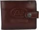 Портмоне-органайзер Poputchik 4022-029P с логотипом KIA цвет коричневый