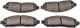 MDB2715 Mintex Тормозные колодки