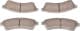 PP-W03AF Japanparts Гальмівні колодки для Chevrolet Epica