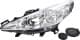 5501140LLDEMF Depo Основна фара для Peugeot 207