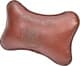 Подушка-подголовник StatusCASE коричневая Skoda ap0011102