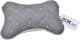 Подушка-подголовник StatusCASE Ромб серая без логотипа ap001402