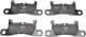 2472101 Textar Гальмівні колодки
