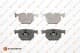 1617272080 Eurorepar Гальмівні колодки для BMW 7 Series