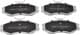 50-00-017 Ashika Гальмівні колодки