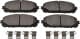 2207001 Textar Гальмівні колодки для Jeep Cherokee