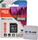 Карта памяти Mibrand microSDHC 8 ГБ с SD-адаптером MICDC4/8GB-A