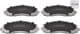 50-09-918 Ashika Тормозные колодки