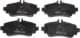 22-0310-0 Metelli Тормозные колодки для Mercedes A-Class