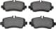 22-0310-0 Metelli Тормозные колодки для Mercedes A-Class
