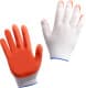 Рукавички робочі Vitol Вампір нейлонові з нітрилові покриттям помаранчеві