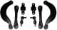 rl894250kit RAISO Комплект важелів підвіски (задньої) Ford Focus II/Mazda 3/Volvo V50 03-