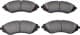 SP1077 Hi-Q Тормозные колодки